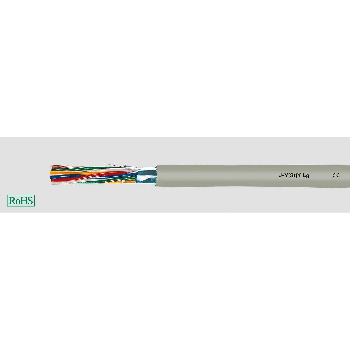 B-Ware Helukabel Fernmeldeleitung Telefonkabel Jysty Kabel Grau 100m Installationskabel - 2050005625133