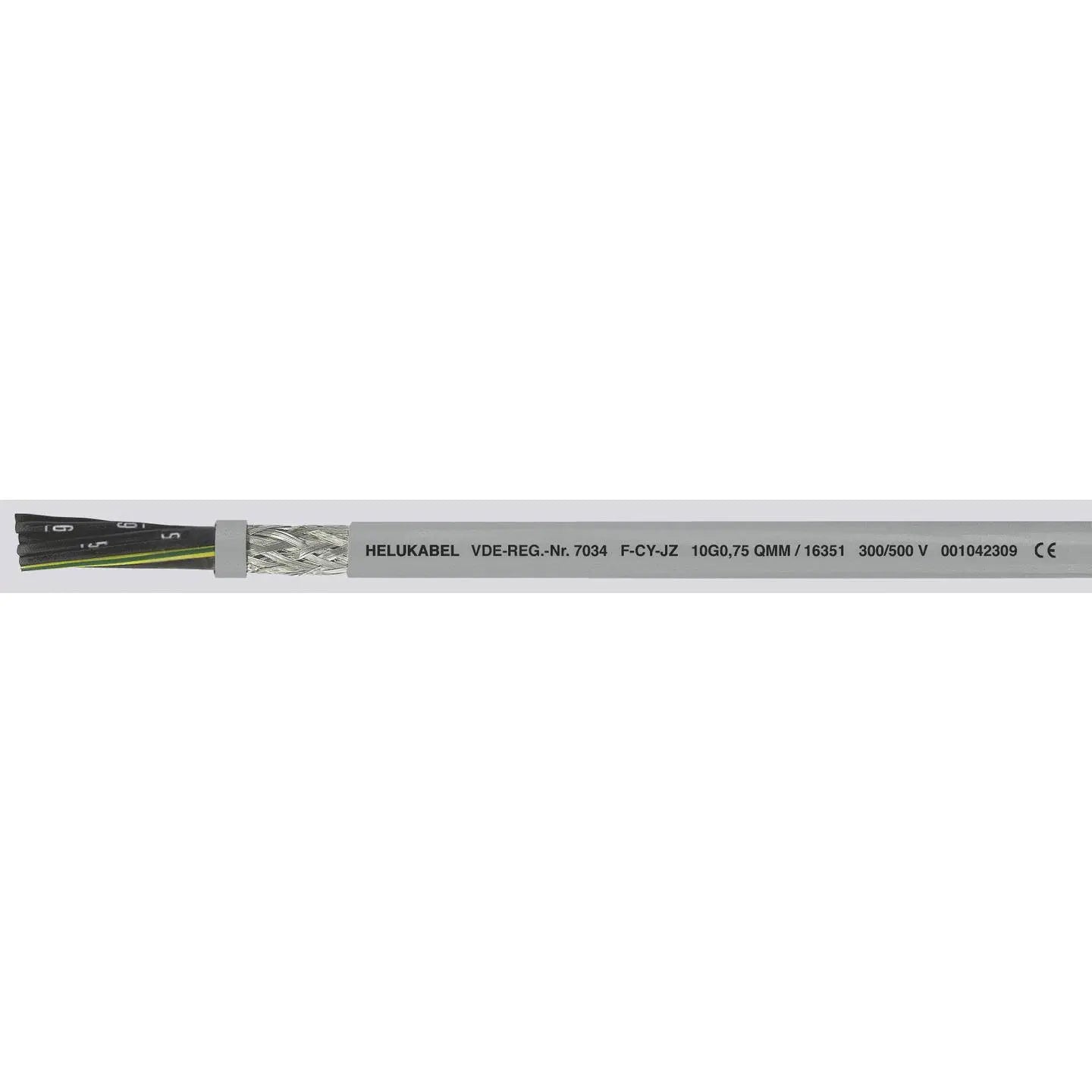 B-Ware Helukabel Pvc Steuerleitung Kabel Leitung F Cy Jz 4 G0 Flexibel Kupfer 875 - 2050006080573