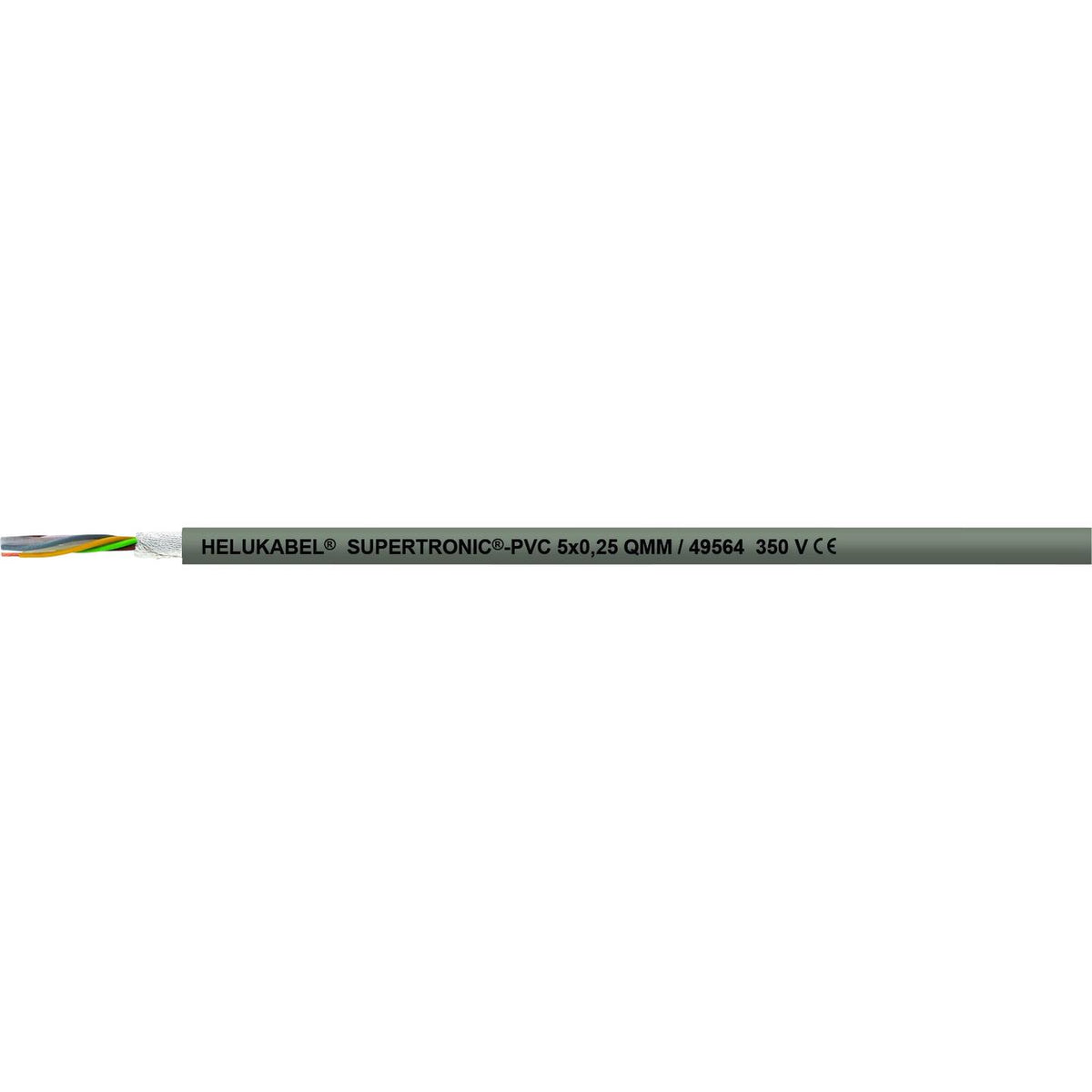 HELUKABEL Schleppkettenleitung Steuerleitung S Tronic PVC Grau Kabel 100 Meter - 2050007248712