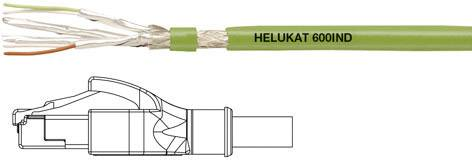 Helukabel 806621 1 Rj45 Netzwerkkabel Patchkabel Cat 6a S/Ftp 3.00 M Grün Kabel