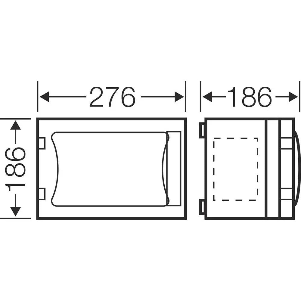B-Ware Hensel Gehäuse Leergehäuse Ip66 Enystar Transparent Deckel 276x186x186 Fp 0141 - 4012591119753