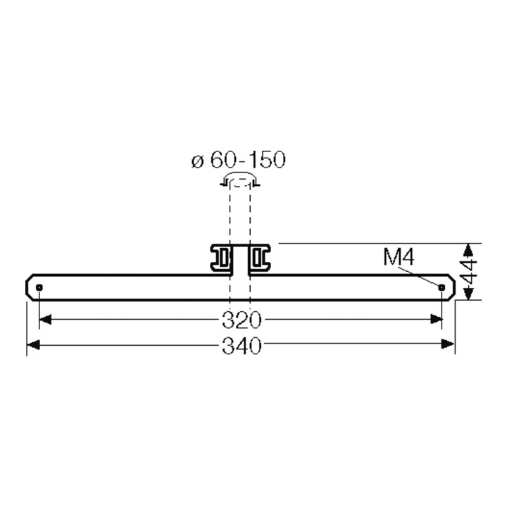 B-Ware Hensel Mastbefestigung Set Befestigungsset Kleinverteiler Außen Kv Mb 18 - 4012591133094