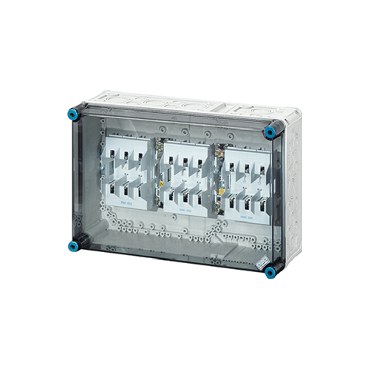 B-Ware Hensel Sicherungsgehäuse Schaltschrank Nh00 3x Nh00 125 A Kunststoff Transparent - 4012591651567