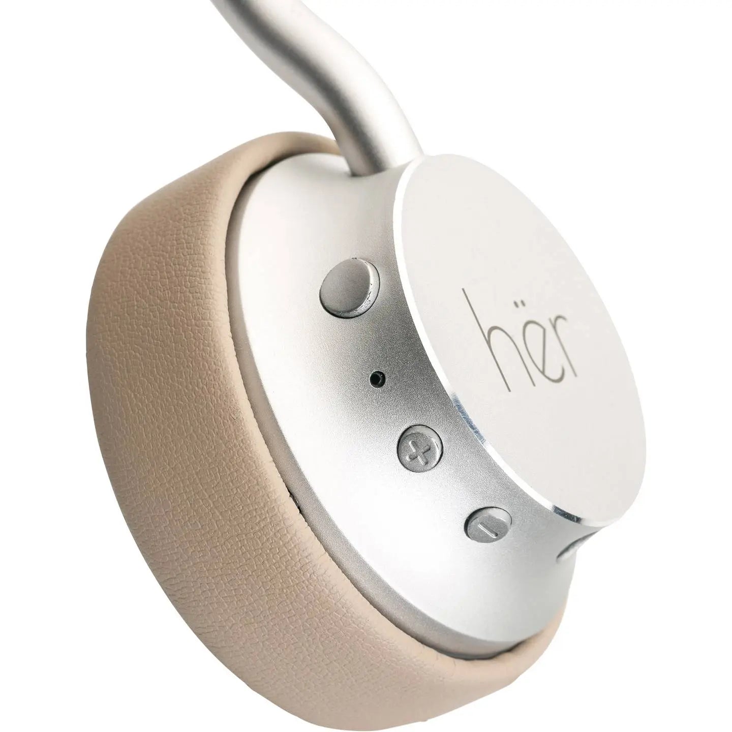 B-Ware Her On Ear Headset Kopfhörer Bluetooth 3,5 Mm Kabel Beige Lautstärkeregelung Usb - 4260416830646