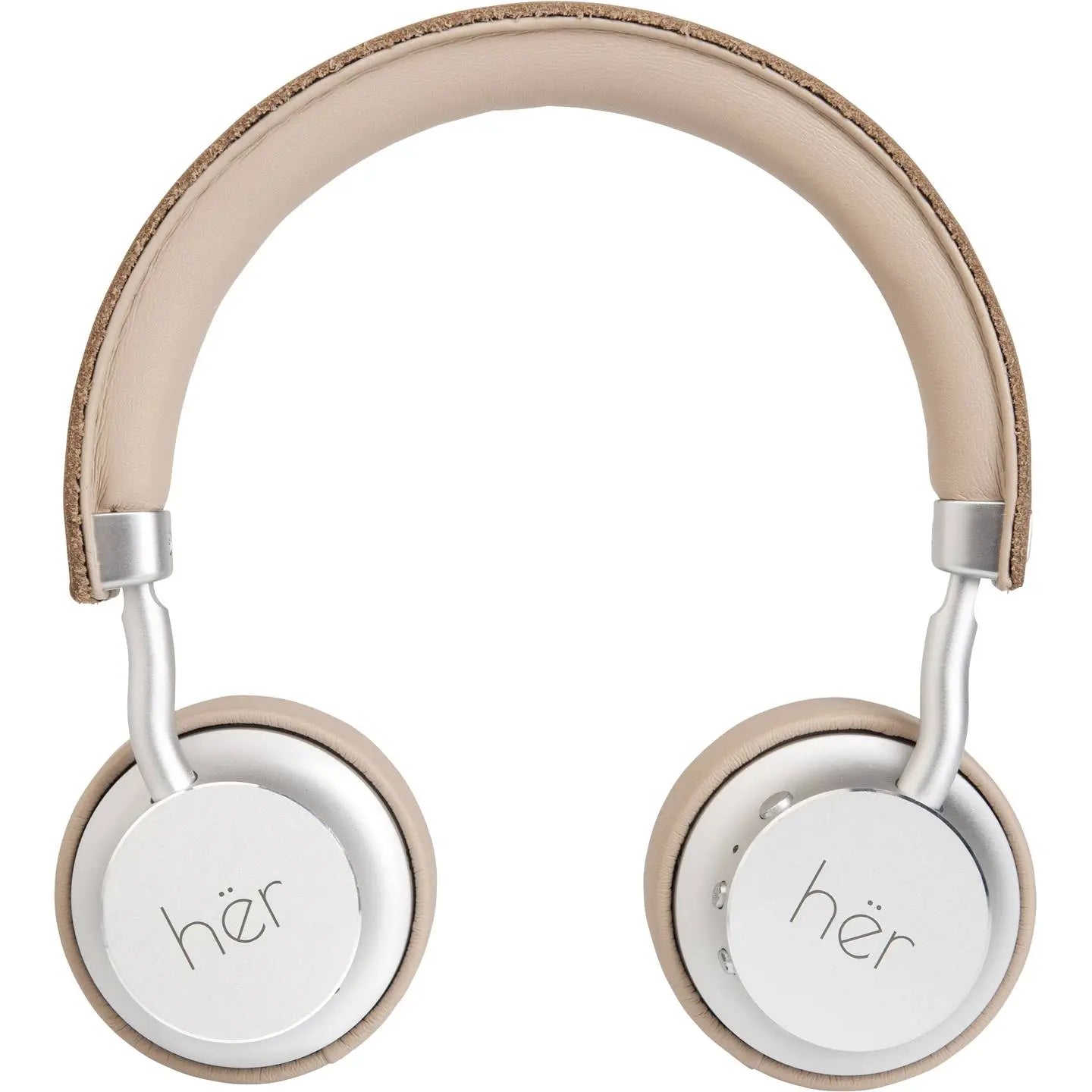 B-Ware Her On Ear Headset Kopfhörer Bluetooth 3,5 Mm Kabel Beige Lautstärkeregelung Usb - 4260416830646