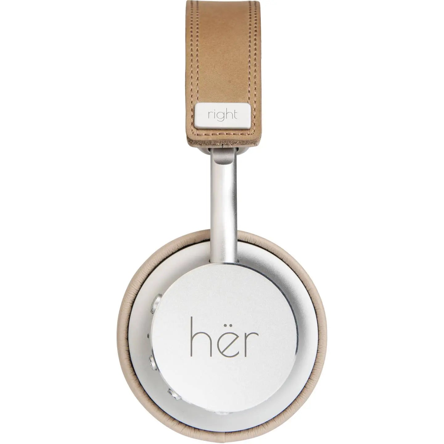 B-Ware Her On Ear Headset Kopfhörer Bluetooth 3,5 Mm Kabel Beige Lautstärkeregelung Usb - 4260416830646