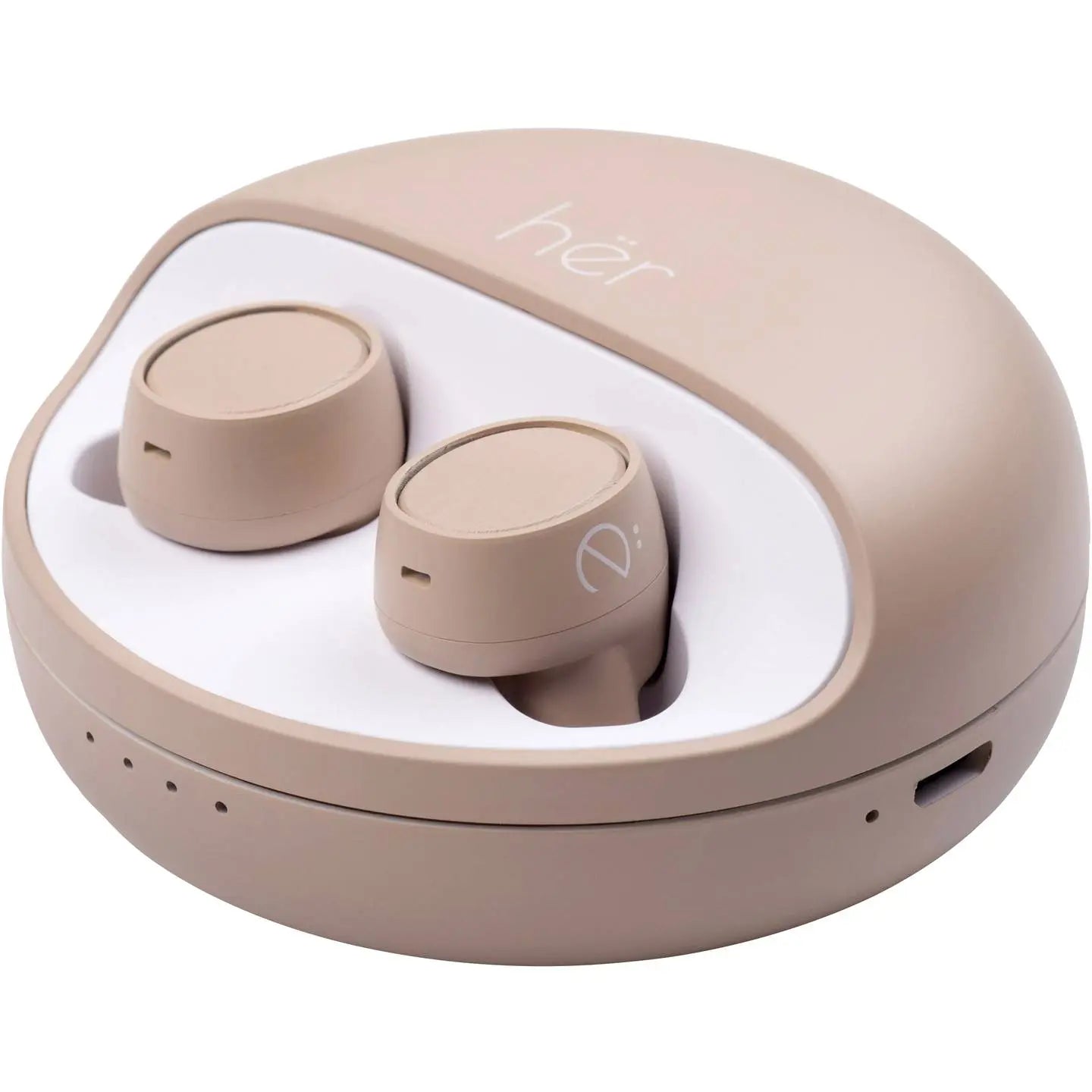 B-Ware Hër In Ear Headset Kopfhörer Bluetooth Ohrhörer Mikrofon Beige Ladecase Hx 12607 - 4260416830776