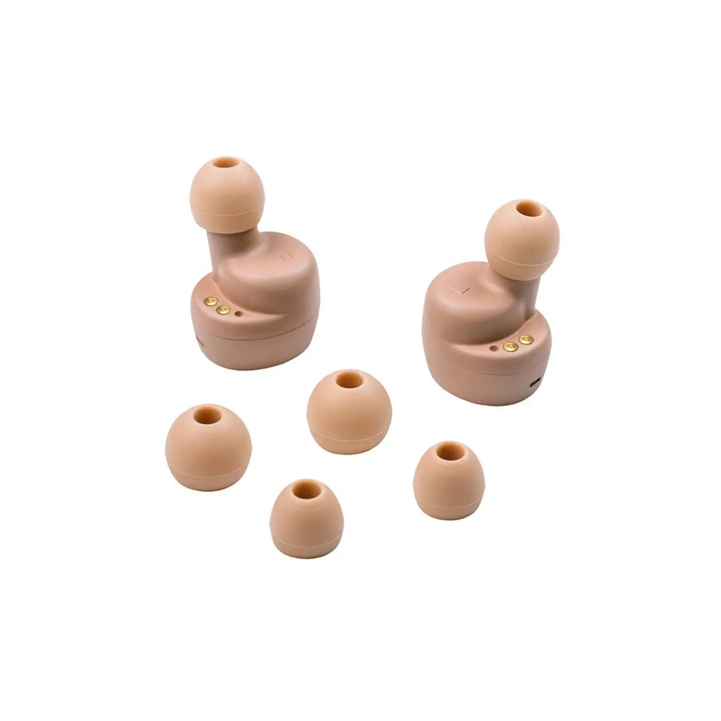 B-Ware Hër In Ear Headset Kopfhörer Bluetooth Ohrhörer Mikrofon Beige Ladecase Hx 12607 - 4260416830776