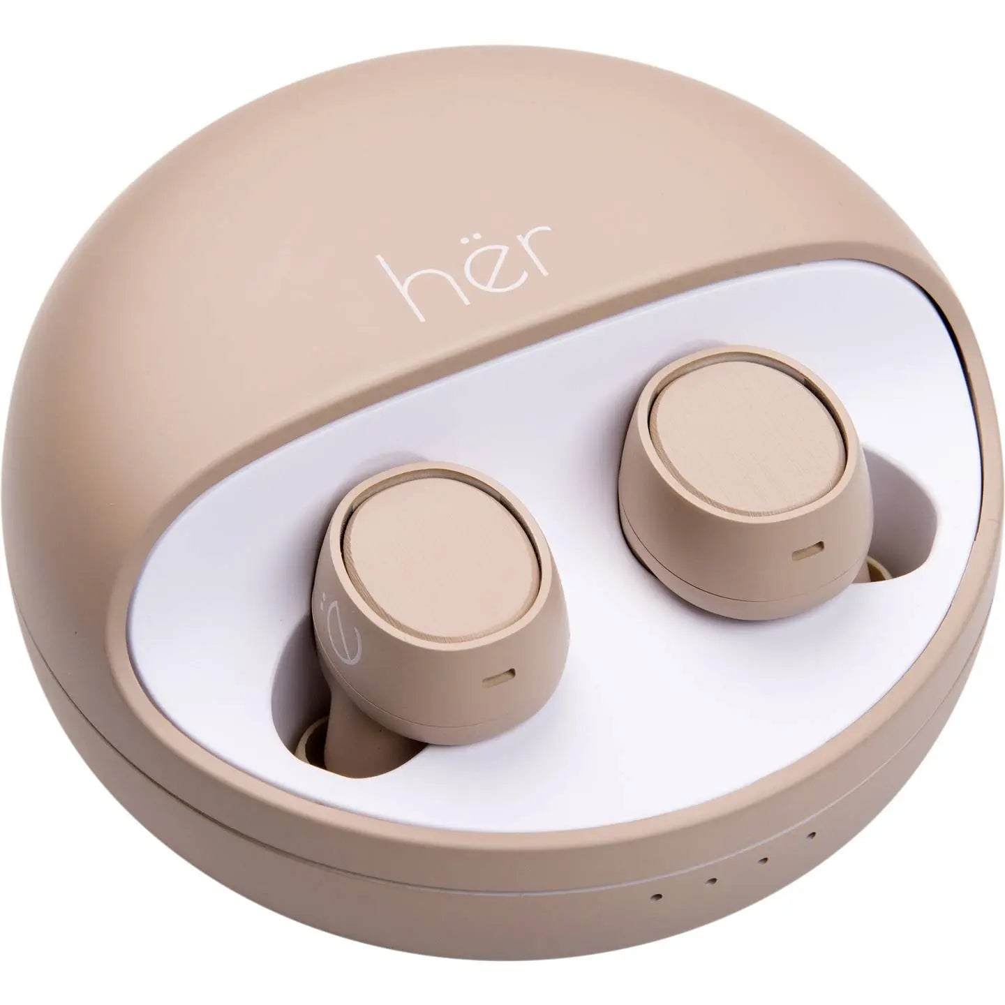 B-Ware Hër In Ear Headset Kopfhörer Bluetooth Ohrhörer Mikrofon Beige Ladecase Hx 12 - 4260416830776