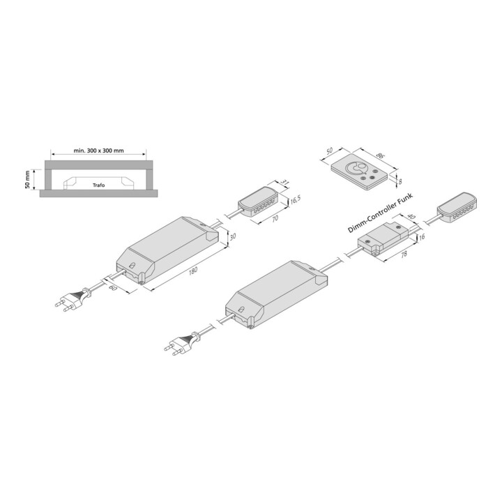 Hera Led Trafo Trafo Stromversorgung Transformator 24 V 60 W 20604003101  B-Ware - 4051268114257