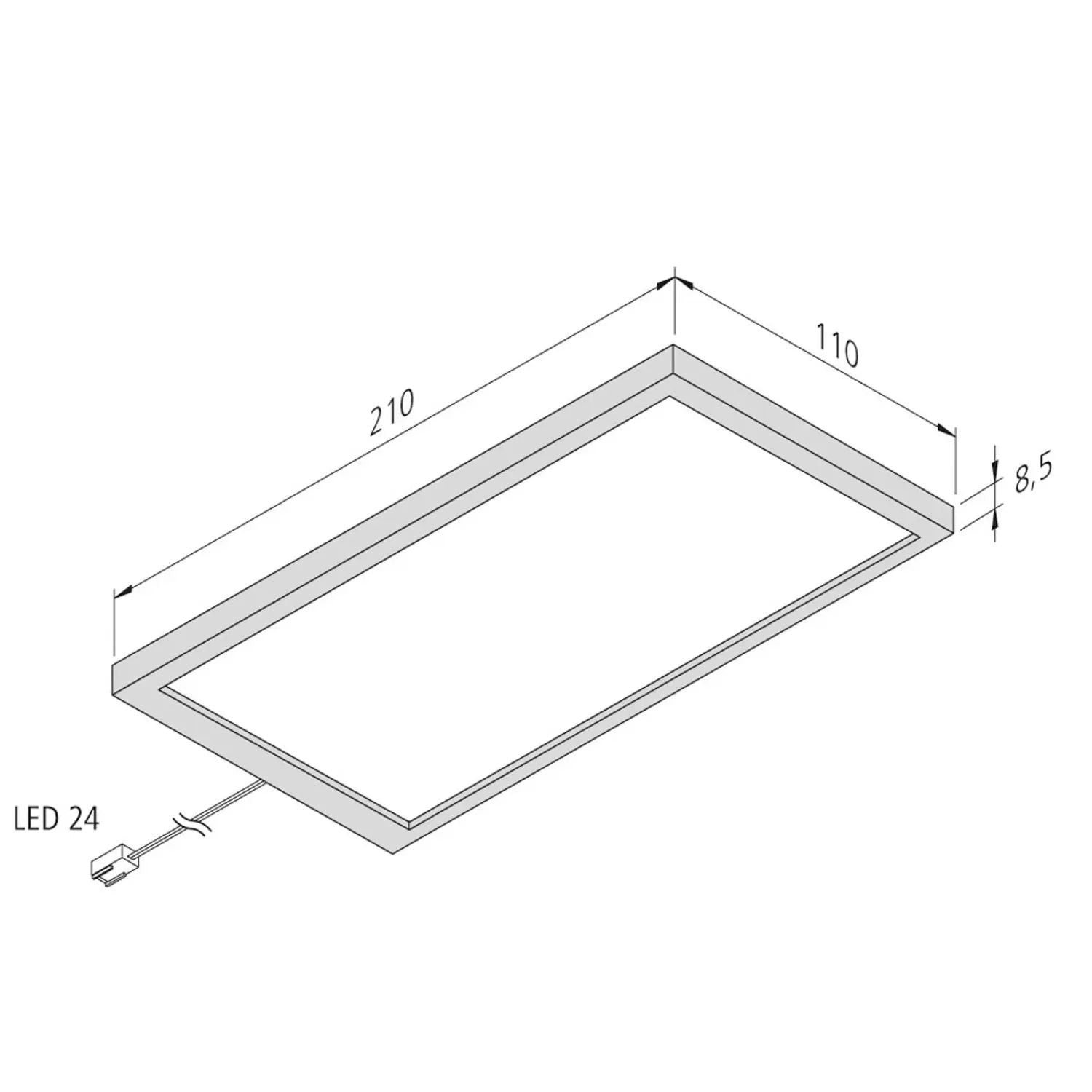 B-Ware Hera Unterbaulampe Leuchte Set Led Sky Sonar 3er Set Stahl Beleuchtung - 4051268173186