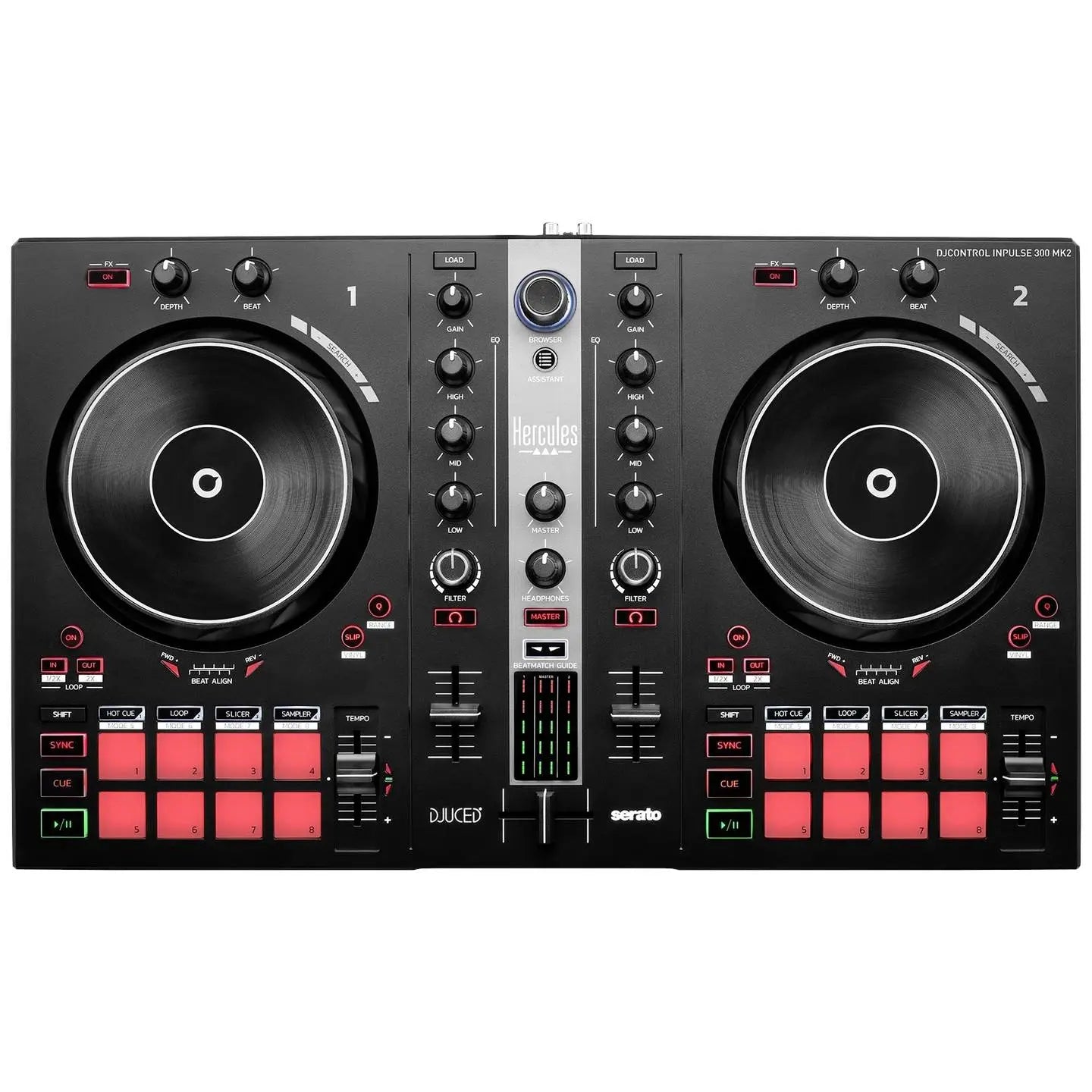 B-Ware Dj Controller Mischpult Hercules Dj Control Inpulse 300 Mk2 Serato Djuced Musik - 3362934746445