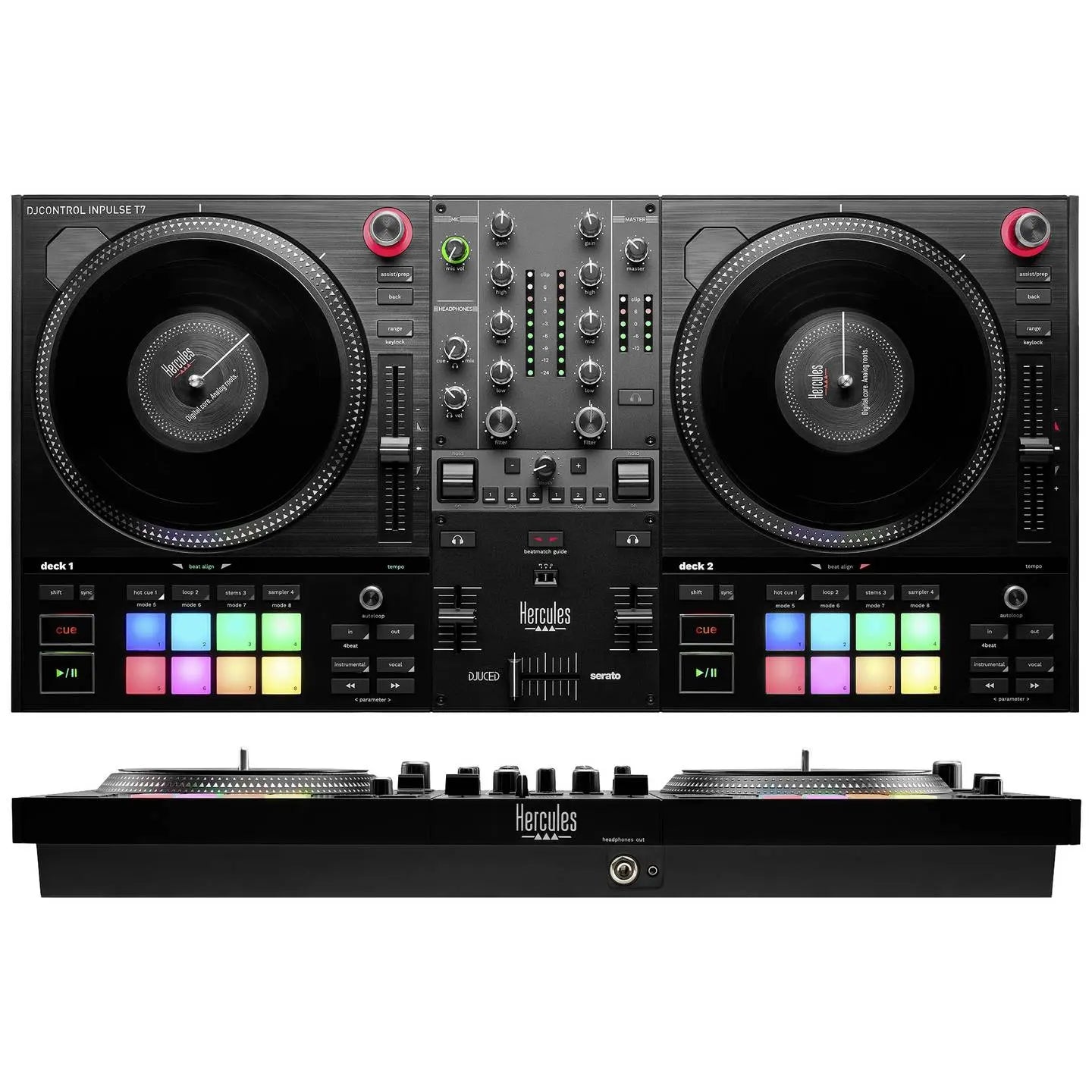 B-Ware Hercules Dj Controller Mischpult Dj Control Inpulse T7 Motorbetrieb Schallplatten - 3362934746285