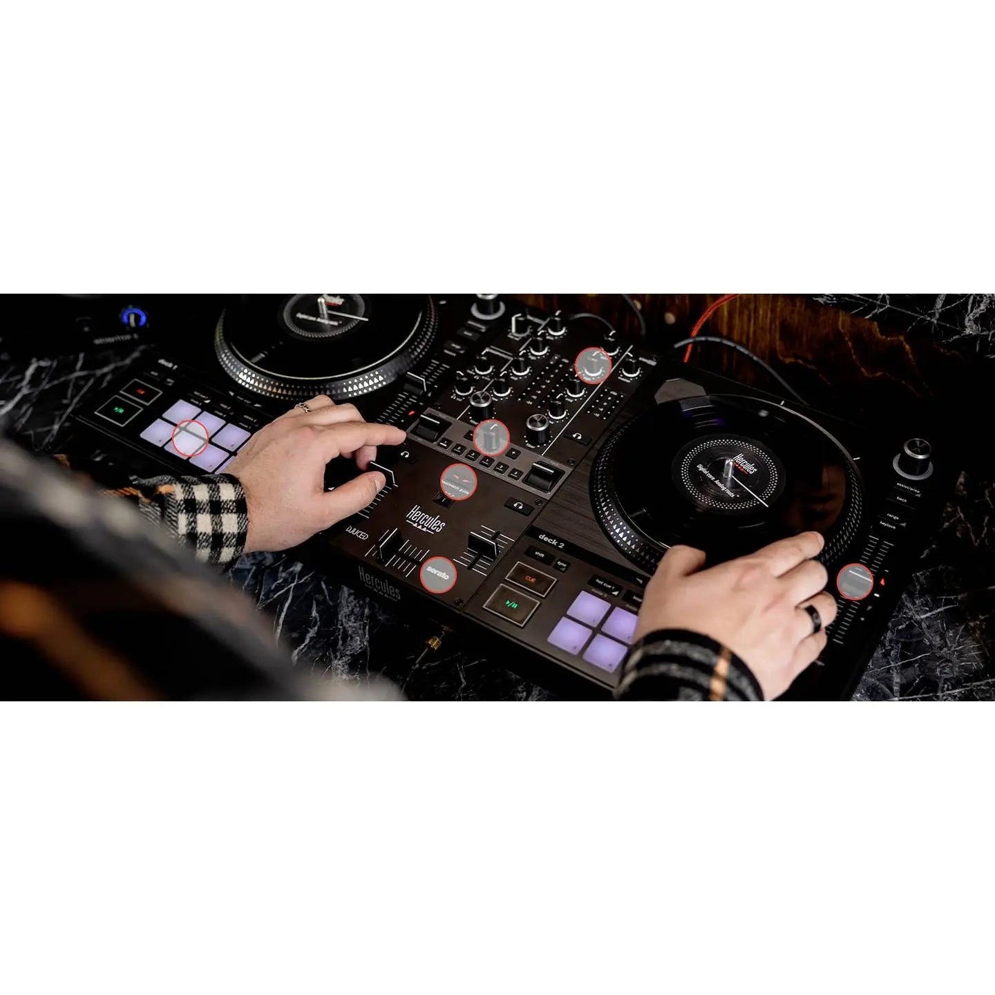 B-Ware Hercules Dj Controller Mischpult Dj Control Inpulse T7 Motorbetrieb Schallplatten - 3362934746285