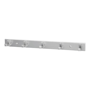B-Ware Hermeta Handtuchhakenleiste Hakenleiste Handtuchhaken 5 Haken Silberfarben 360mm