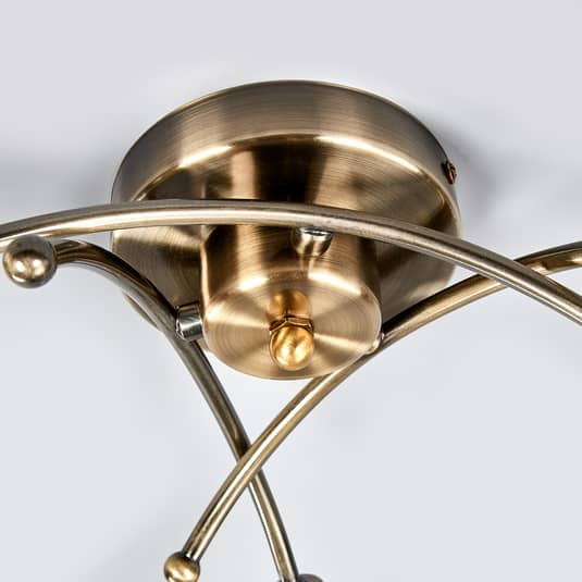 B-Ware Searchlight Herrliche Deckenleuchte Opera 3 Flammig Deckenlampe Leuchte Lampe    - 5013874357472