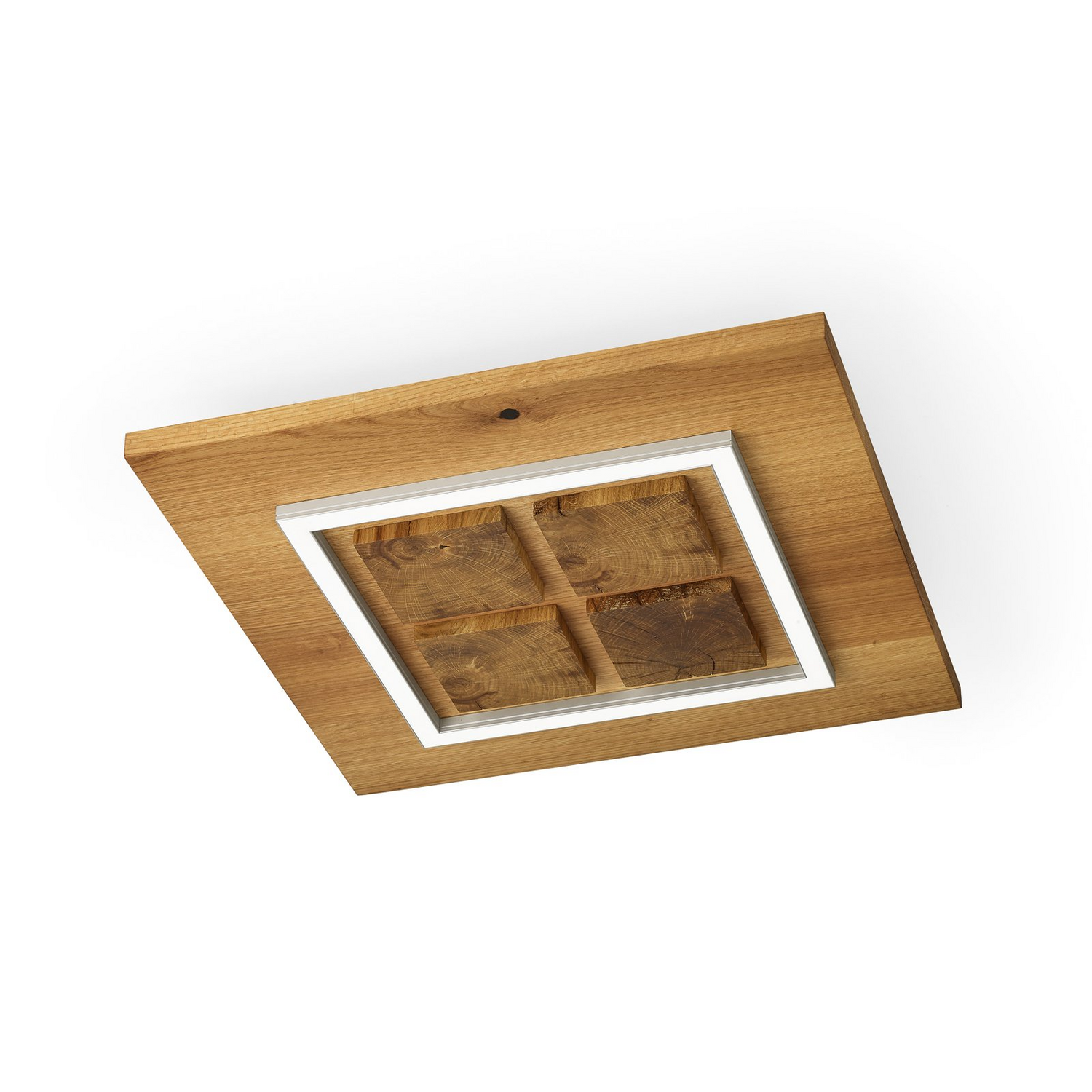 Herz Blut Led Deckenleuchte Lampe Heart Of Mio Deckenbeleuchtung Holz Dimmbar B-Ware - 4021273044344