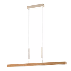 B-Ware Herz Blut Leonora Hängelampe Down 121cm Eiche Natur Deckenlampe Deckenleuchte