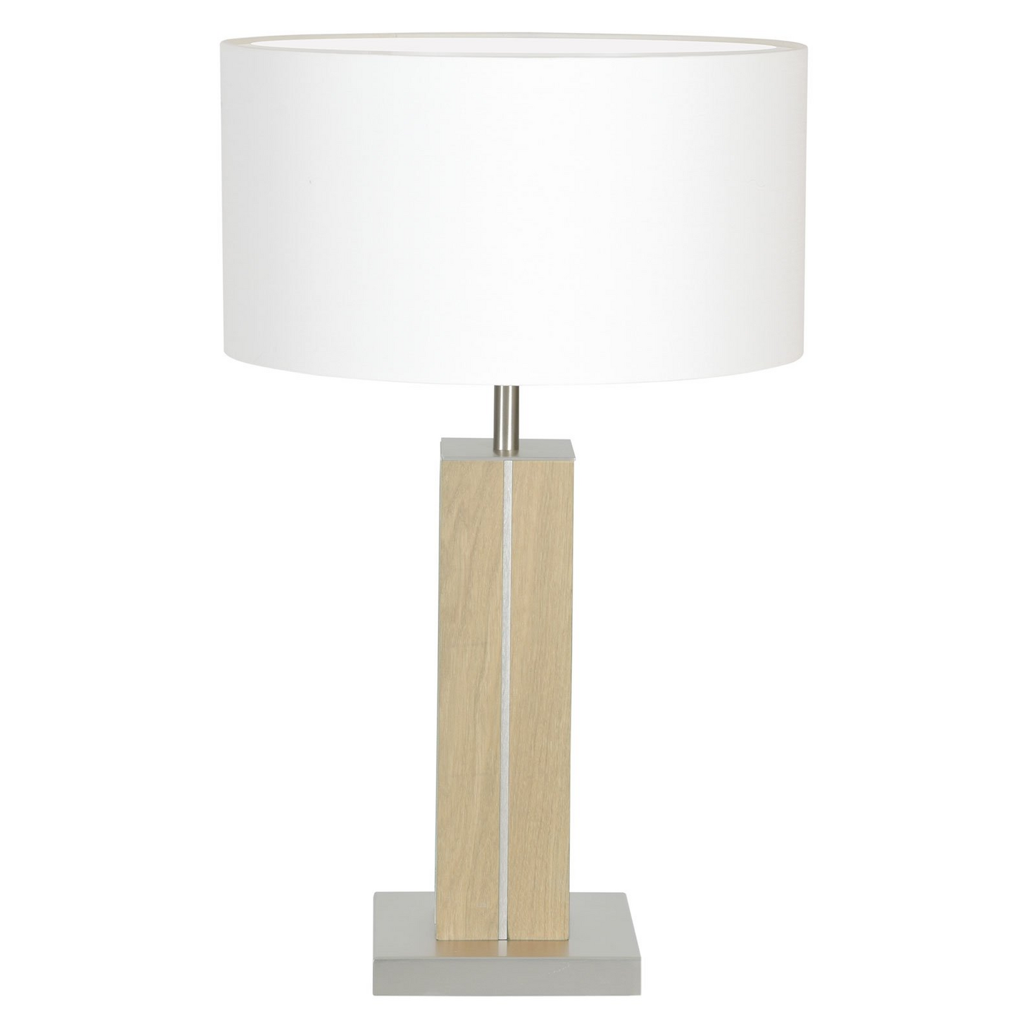 Herz Blut Tischlampe Leuchte Lampe Eiche Natur Weiß 56cm Baumwolle Holz E27 Licht B-Ware - 4021273022274