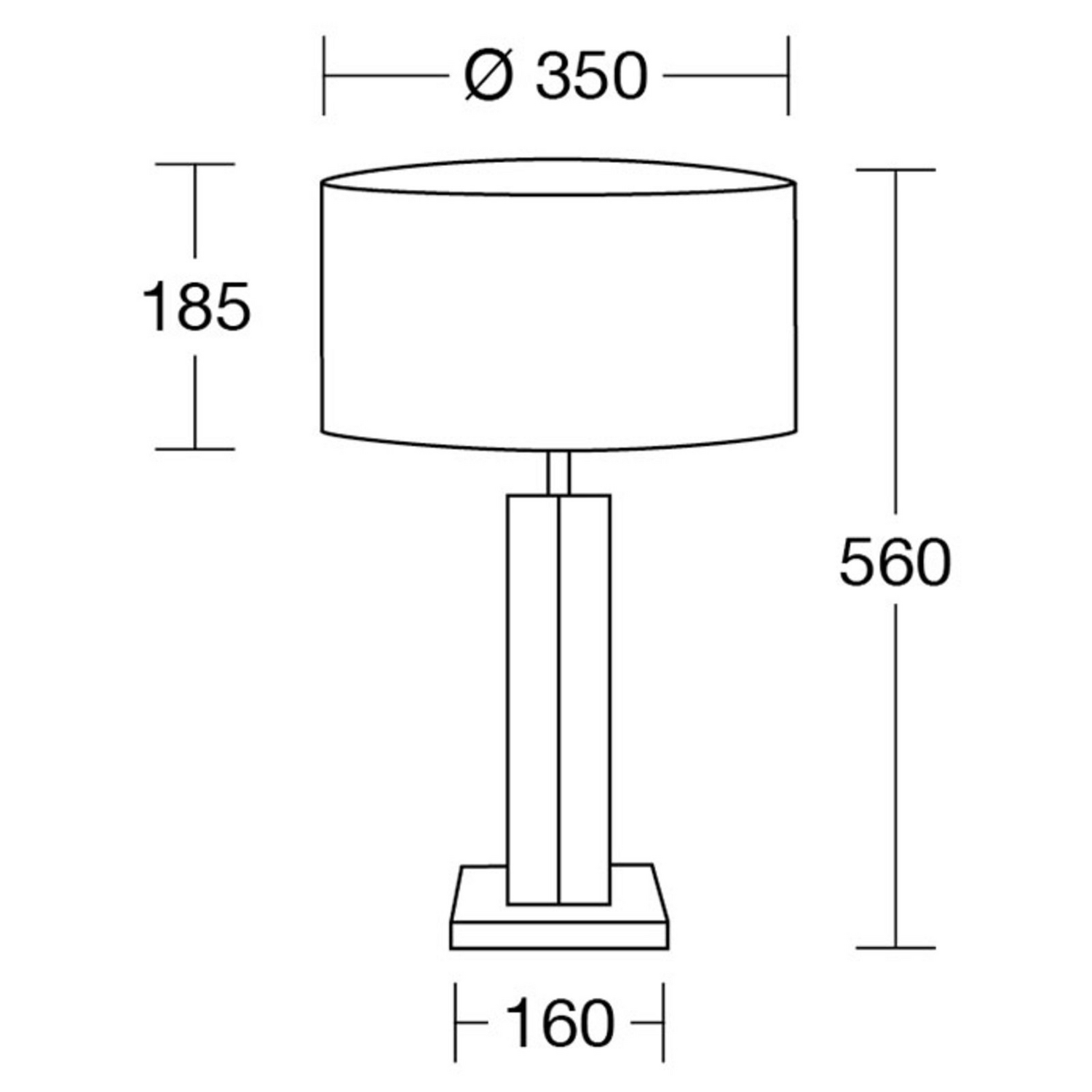 Herz Blut Tischlampe Leuchte Lampe Eiche Natur Weiß 56cm Baumwolle Holz E27 Licht B-Ware - 4021273022274