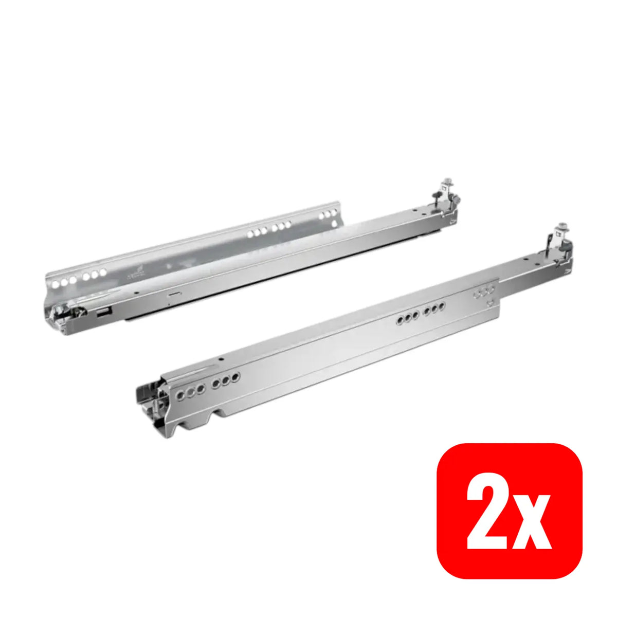B-Ware Hettich Vollauszug Auszugsführung Schubkastenführung Actro 5 D Silent 2 Sets - 4023149327063