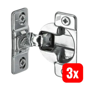 B-Ware Hettich Scharnier Automatikscharnier Optimat Plus 4 Fm Stahl Vernickelt 3 Stück