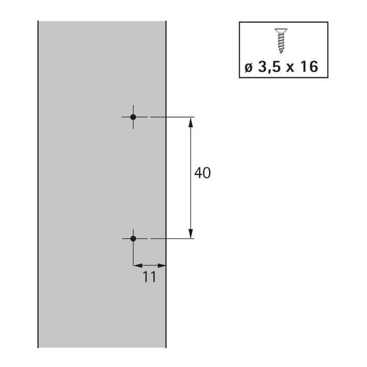 Hettich Scharnier Automatikscharnier Optimat Plus 4FM Stahl vernickelt 3 STÜCK - 4023149968310