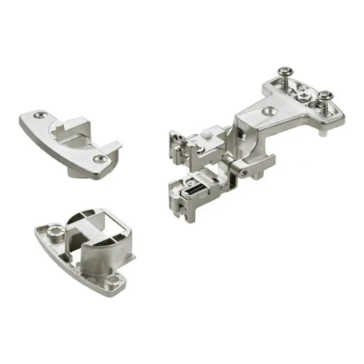 B-Ware Hettich Scharnier Zwillingsscharnier Selekta Pro 2000 Nickel Ohne Topf 3 Stück - 4023149407833