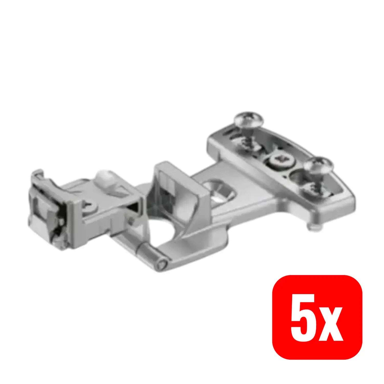 B-Ware Hettich Scharnier Band Selekta Pro 2000 E Einliegend Vernickelt Spreiz 5 Stück - 4023149407802