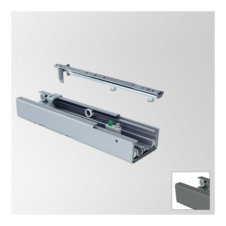 B-Ware Hettich Hochschrankauszug Vollauszug Dispensa 90â° Auszug 9117223 Stahl Silber - 4023149178740