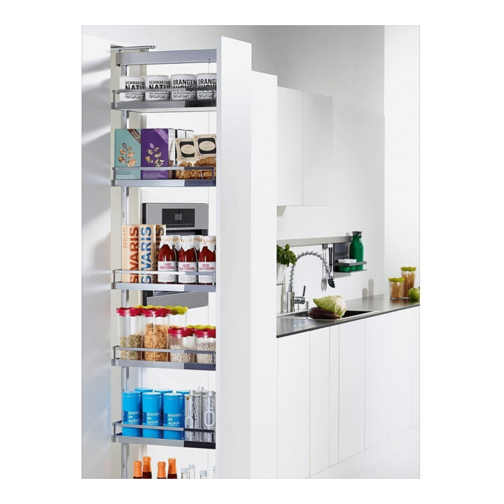 Hettich Hochschrankauszugrahmen Auszug Apothekerschrank Silber 1845 2245mm    B-Ware