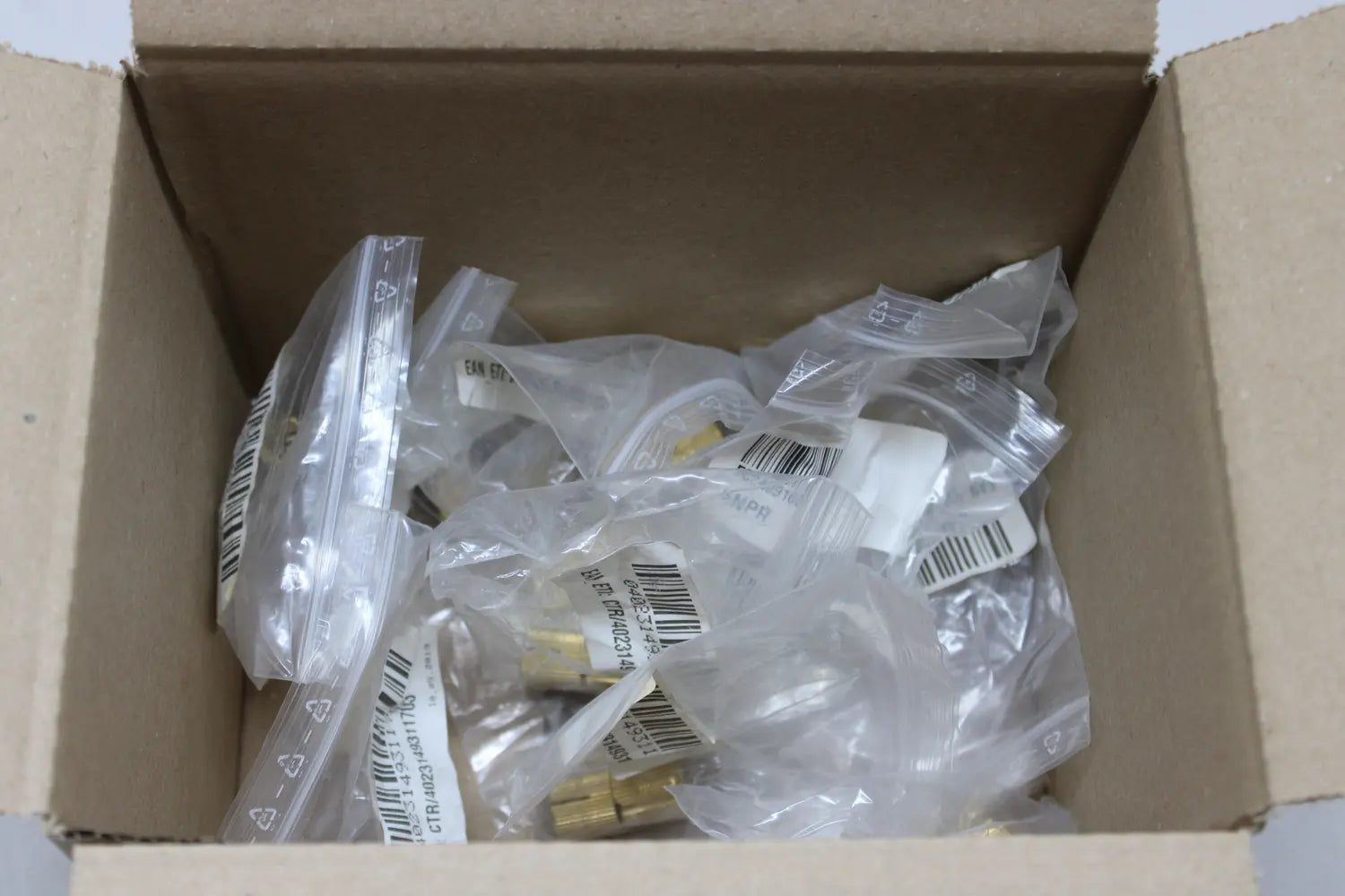 B-Ware Hettich Mb Zylinderscharnier Türband Scharnier 180° Topf 14mm Messing Matt - 4023149311703