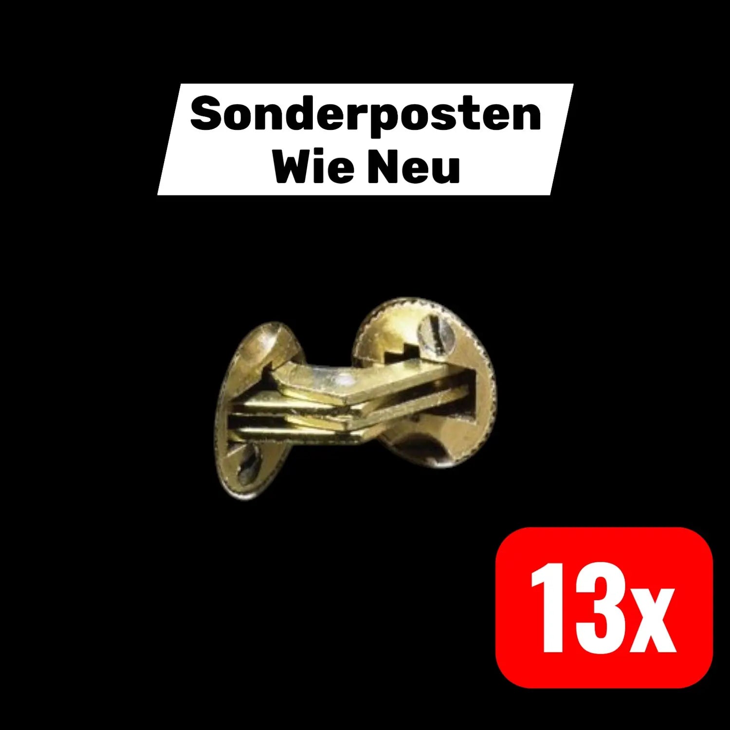 B-Ware Hettich Mb Zylinderscharnier Türband Scharnier 180° Topf 14mm Messing 13 Stück - 4023149311703