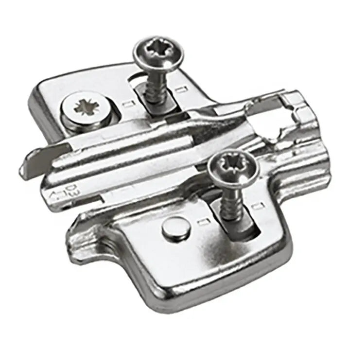 B-Ware Hettich Montageplatte Kreuzmontageplatte Stahl Nickel Sensys Intermat 14 Stück - 4023149151729