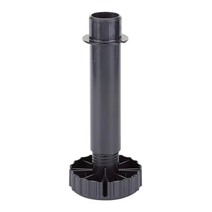B-Ware Hettich Möbel Sockelverstellfuß Sockelfuß Korrekt 150mm 80mm Kunststoff Schwarz