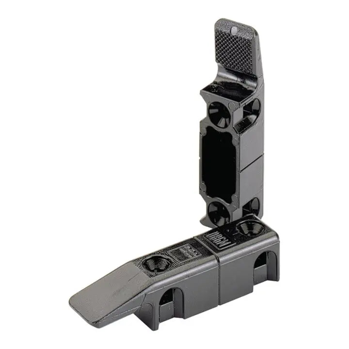 B-Ware Hettich Beschlag Einhängebeschlag Halterung Multiclip Schwarz 64mm 22 Stück - 4023149460807
