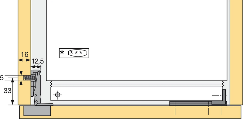 B-Ware Hettich Spezialscharnier Et 582 K 00 Mm Scharnier Möbelbeschlag 10 Stück - 4023149721342