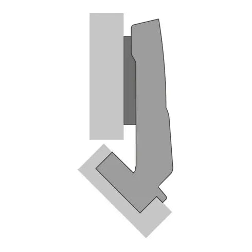 Hettich Topfscharnier Scharnier Sensys 8639i 9088018 95â° Zdg Silber 6 Stück B-Ware - 4023149388927