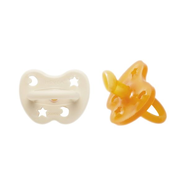 B-Ware Hevea 2er Pack Schnuller Sauger Naturkautschuk Milky White Natural 3 Sets - 5710087447012