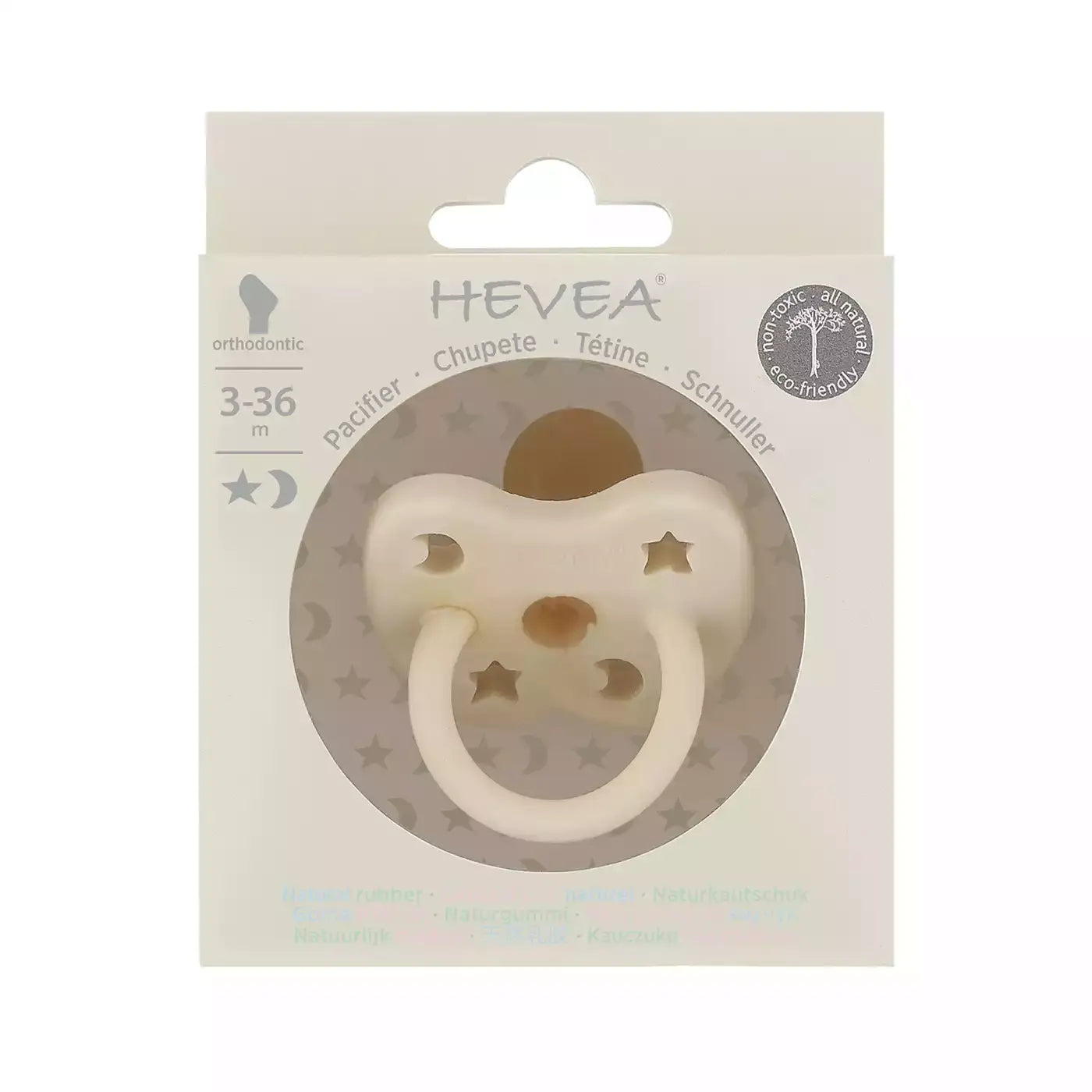 B-Ware Hevea Schnuller Baby Sauger Milky Whiteab 3 Mon Naturkautschuk 6 Stück - 5710087443311