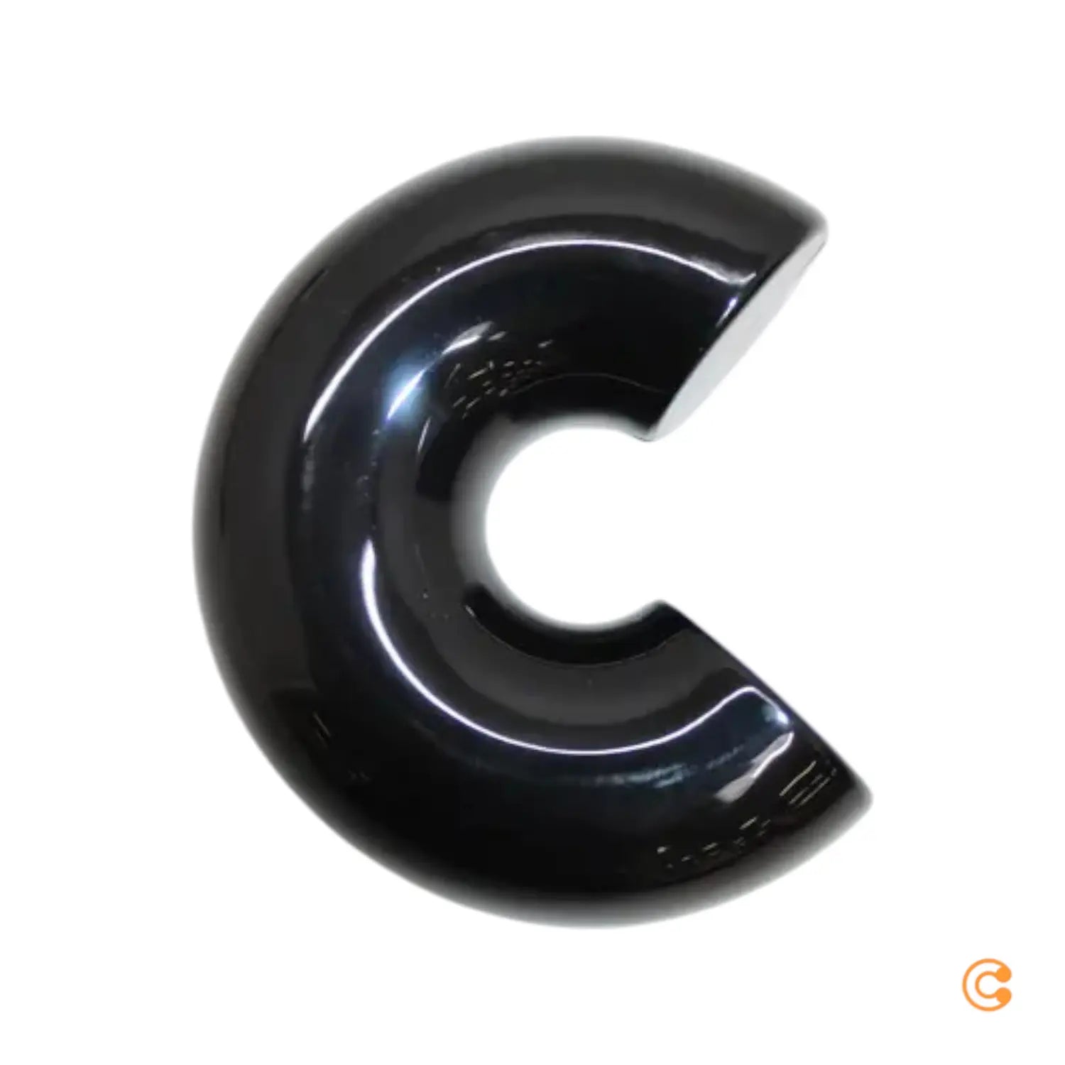 B-Ware Hewi Hausnummer Buchstabe Nummernschild C Tiefschwarz 88,6mm D 33mm Polyamid - 4014884336892