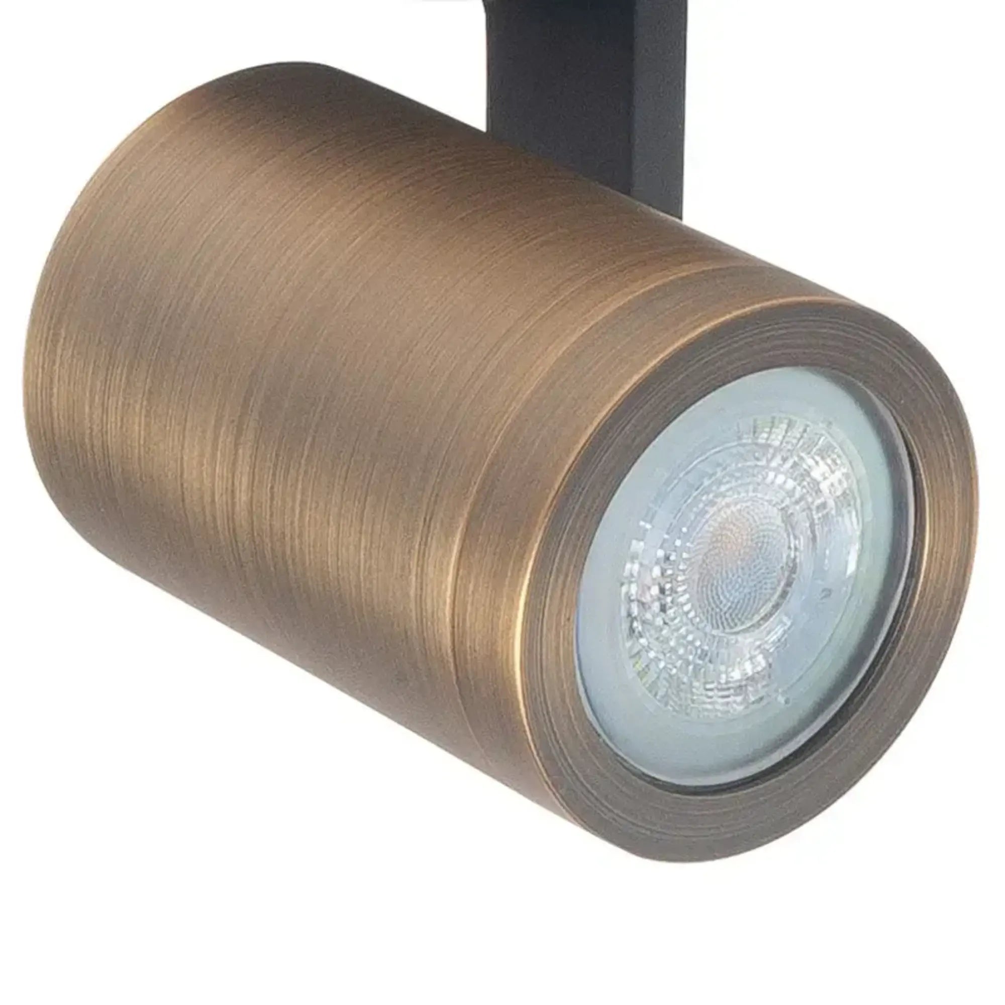 Highlight Halo Deckenspot Strahler Spot schwarz messing brüniert Länge 65 cm - 8718379047350