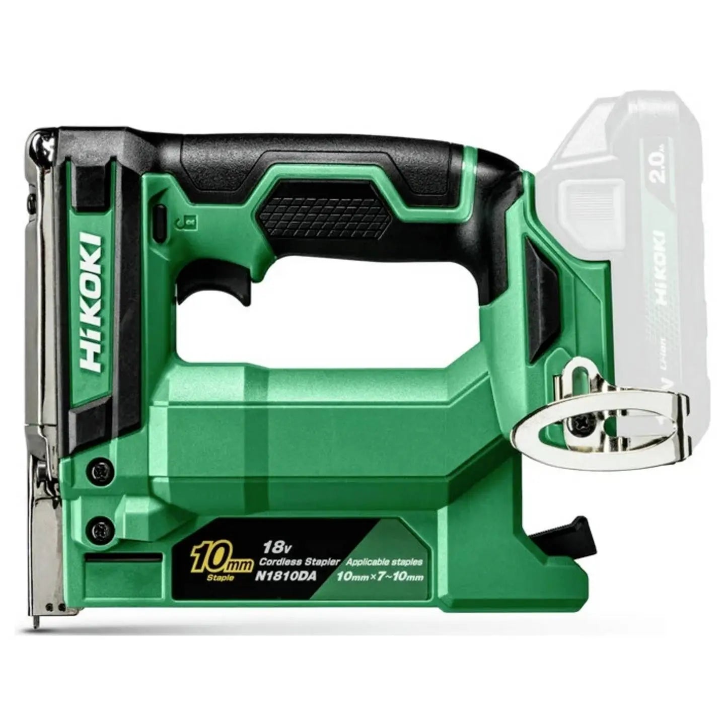 B-Ware Hi Koki Akku Nagler Klammergerät Tacker Stoff Leder Haken Schutzbrille Ohne Akku - 4966376415502