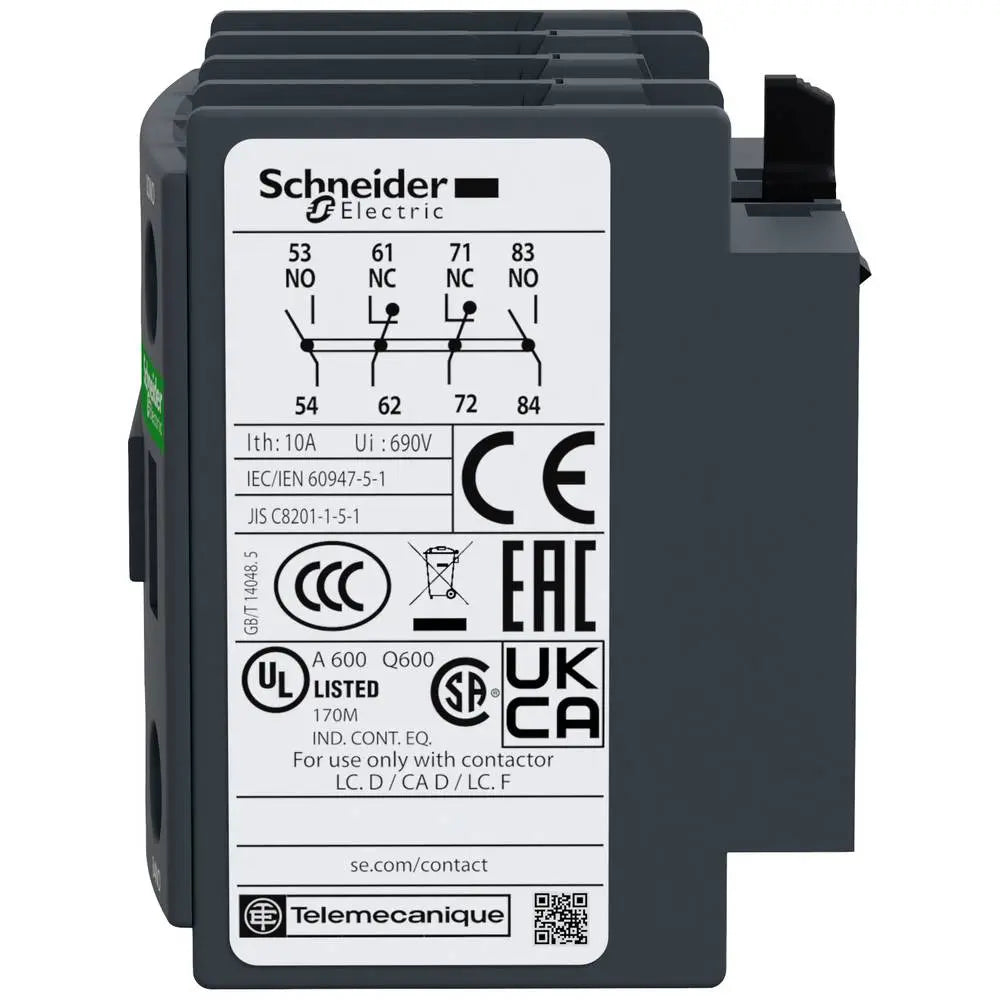 B-Ware Schneider Electric Hilfsschalterblock Schaltgerät  Ladn22 Schraubklemme 2 Stück - 3389110384031