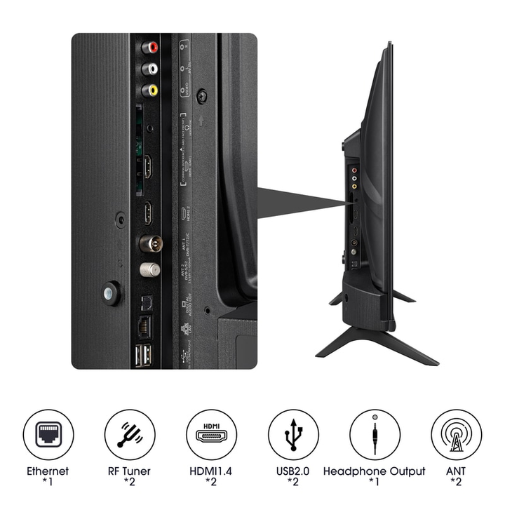 Hisense Led Tv Smart Fernseher 32 A4 K Schwarz Triple Tuner Usb Mediaplayer 80cm  B-Ware - 6942147489451