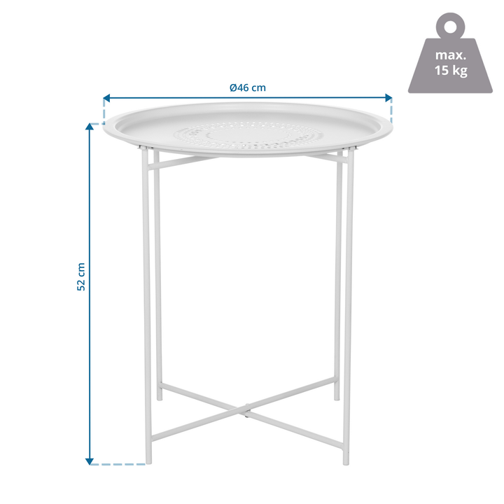 Sonderposten Hjh Living Allrund Beistelltisch Couchtisch Sofatisch 10 Stück B-Ware - 4064323037798