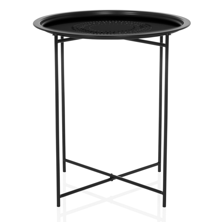 Hjh Living Allrund Metall Schwarz Beistelltisch Couchtisch Sofatisch Tisch B-Ware - 4064323037859