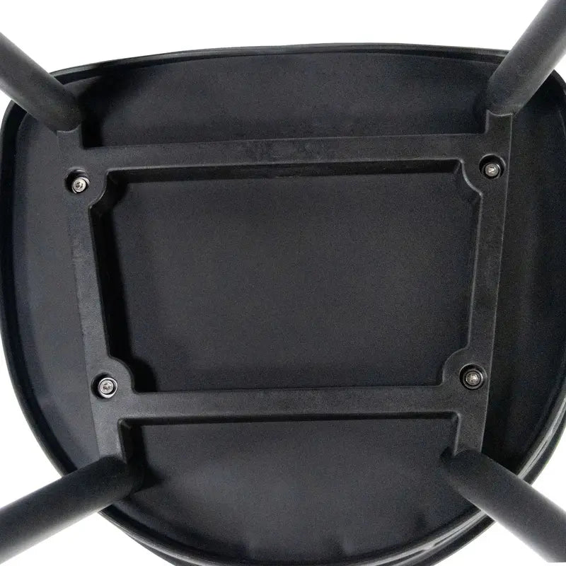 B-Ware Hjh Living Artifo Rib Esszimmerstuhl Stuhl Schwarz 2 Stück - 4064323107651