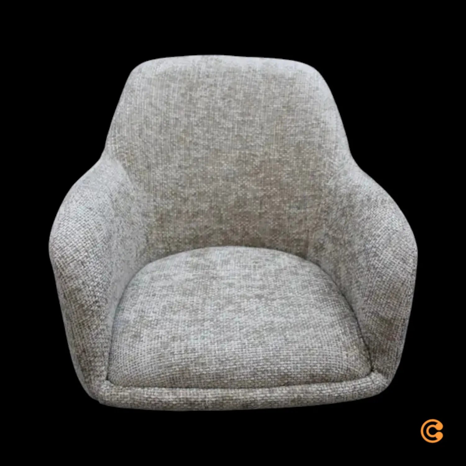 B-Ware Hjh Living Bürostuhl Drehstuhl Home Office Beige Bouclé Stoff Höhenverstellbar - 4064323038894