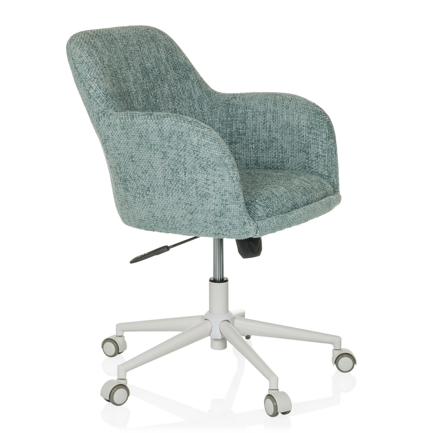 Hjh Living Bürostuhl Drehstuhl Solao Home Bouclé Stoff Mint Büromöbel Möbel B-Ware - 4064323038917
